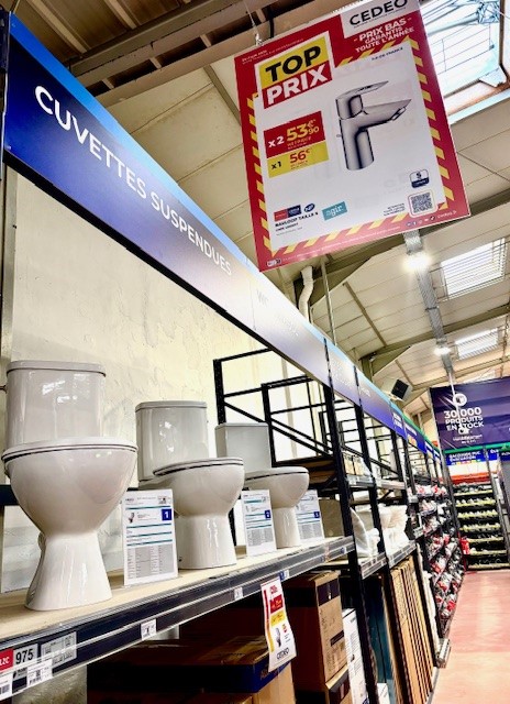 CEDEO Paris 11 Père Lachaise  : Sanitaire - Chauffage - Plomberie 