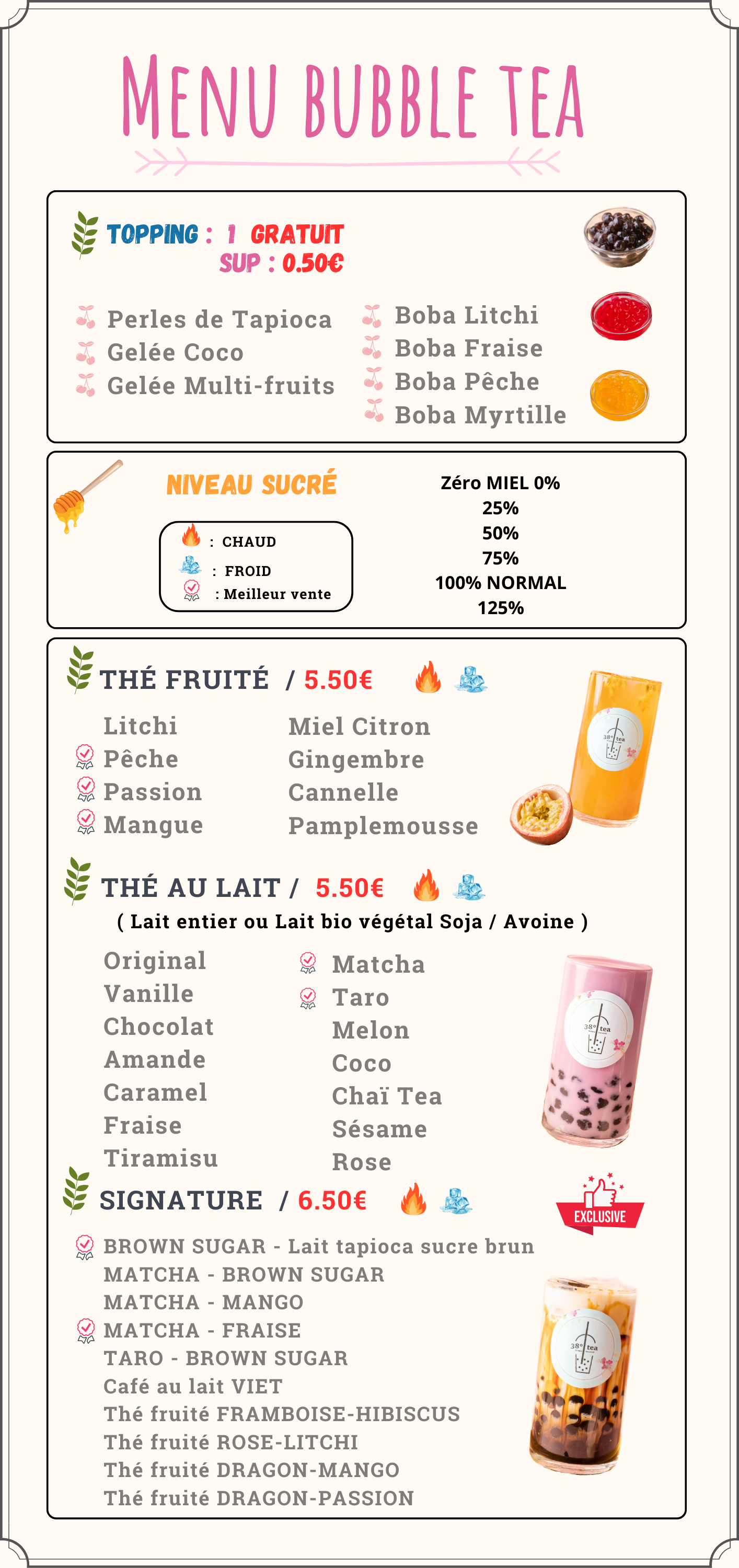 Foto 10 di 38° Tea - Bubble Tea & Waffle SCEAUX