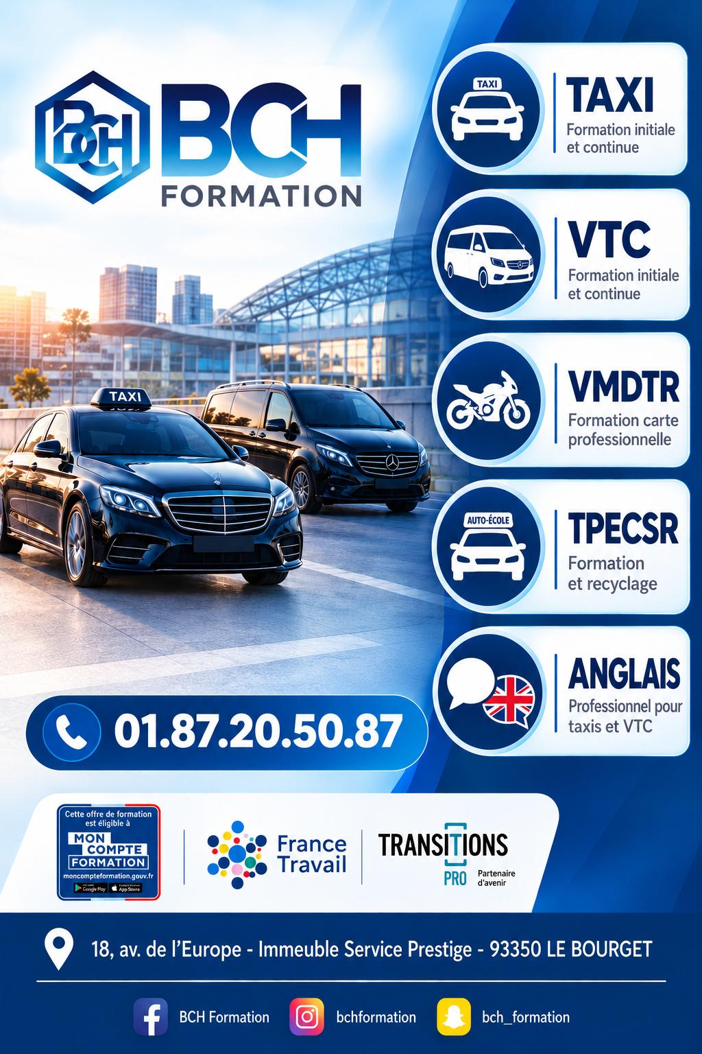 Foto 14 di BCH FORMATION - FORMATION TAXI & VTC - LE BOURGET