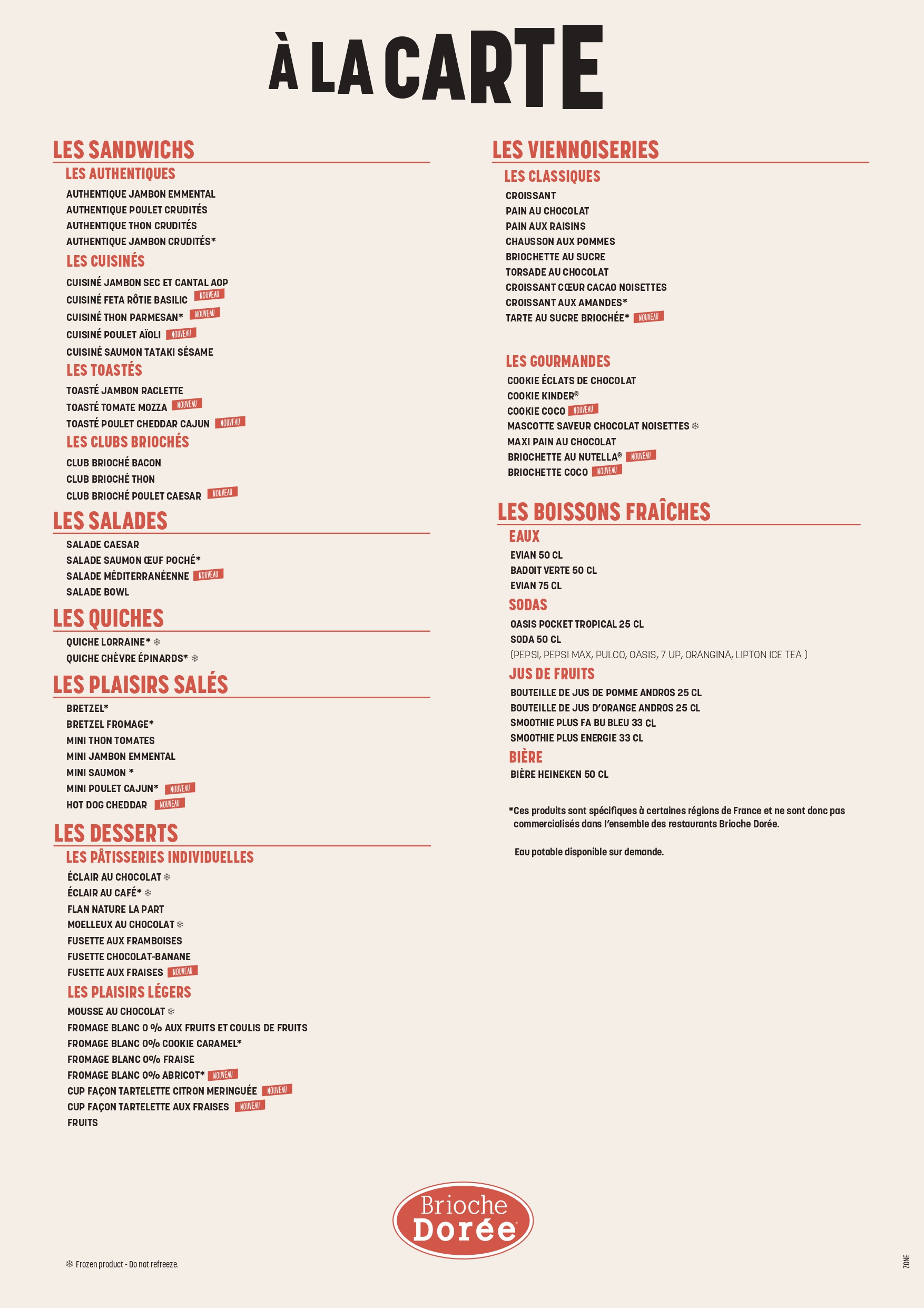 Brioche Dorée - Terminal 2D - Portes D68 - D69