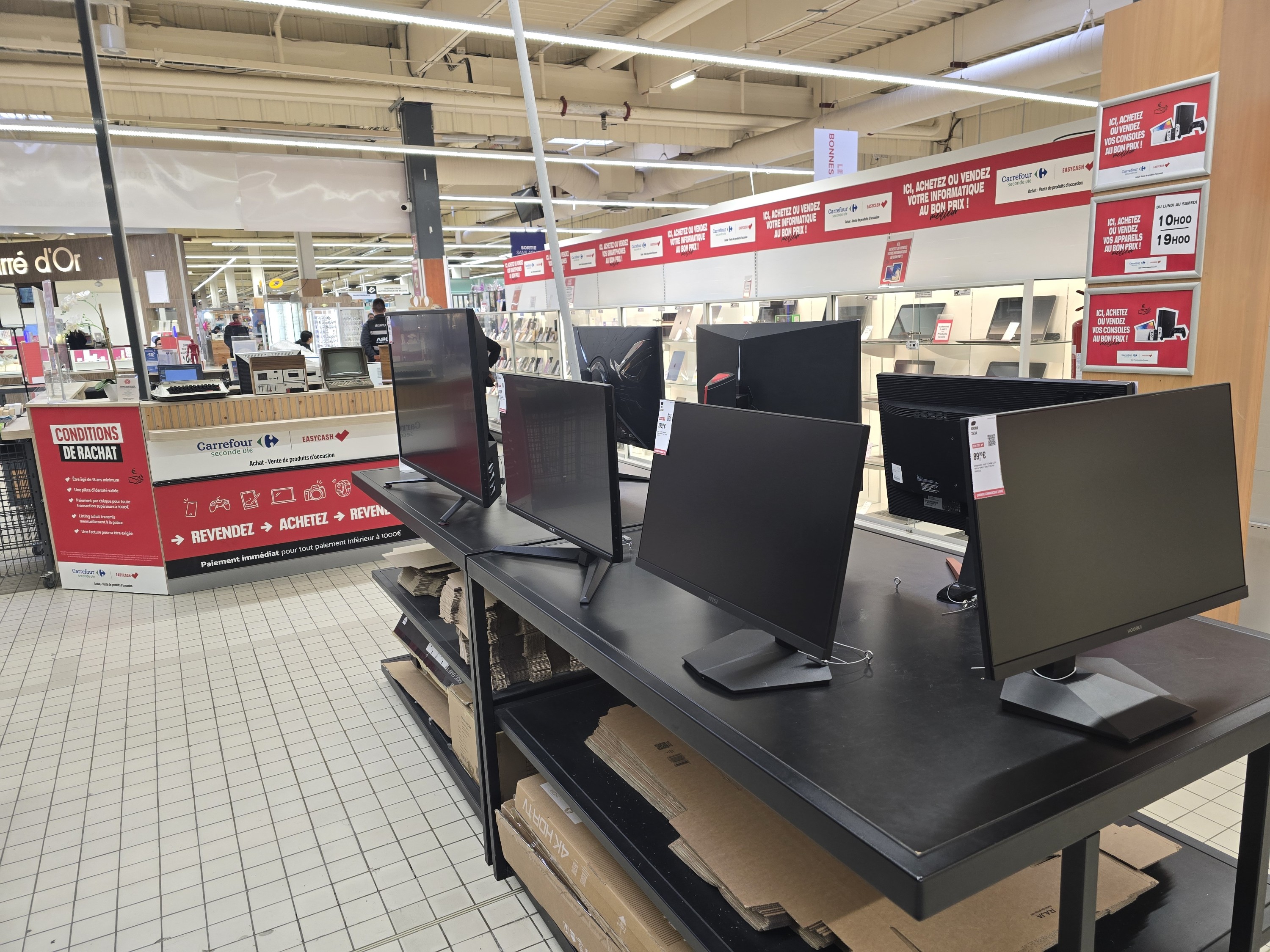 Carrefour seconde vie & Easy Cash