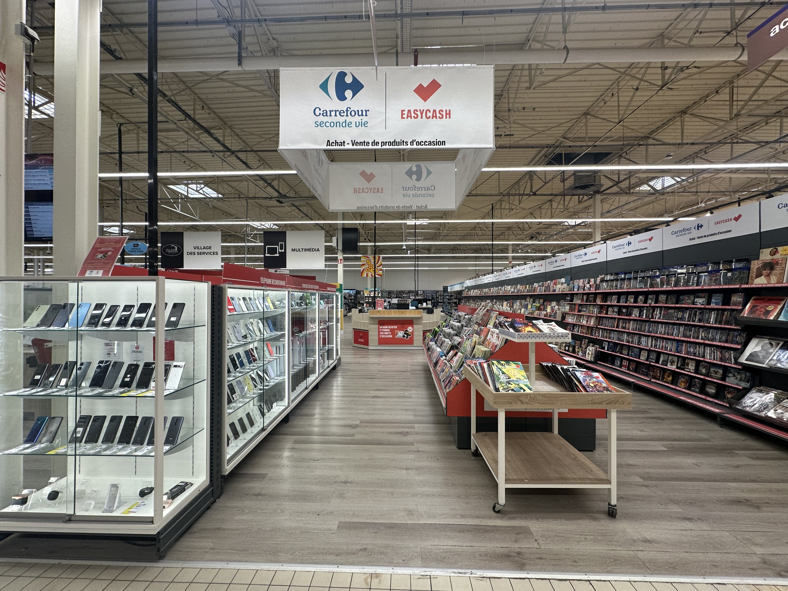 Carrefour seconde vie & Easy Cash