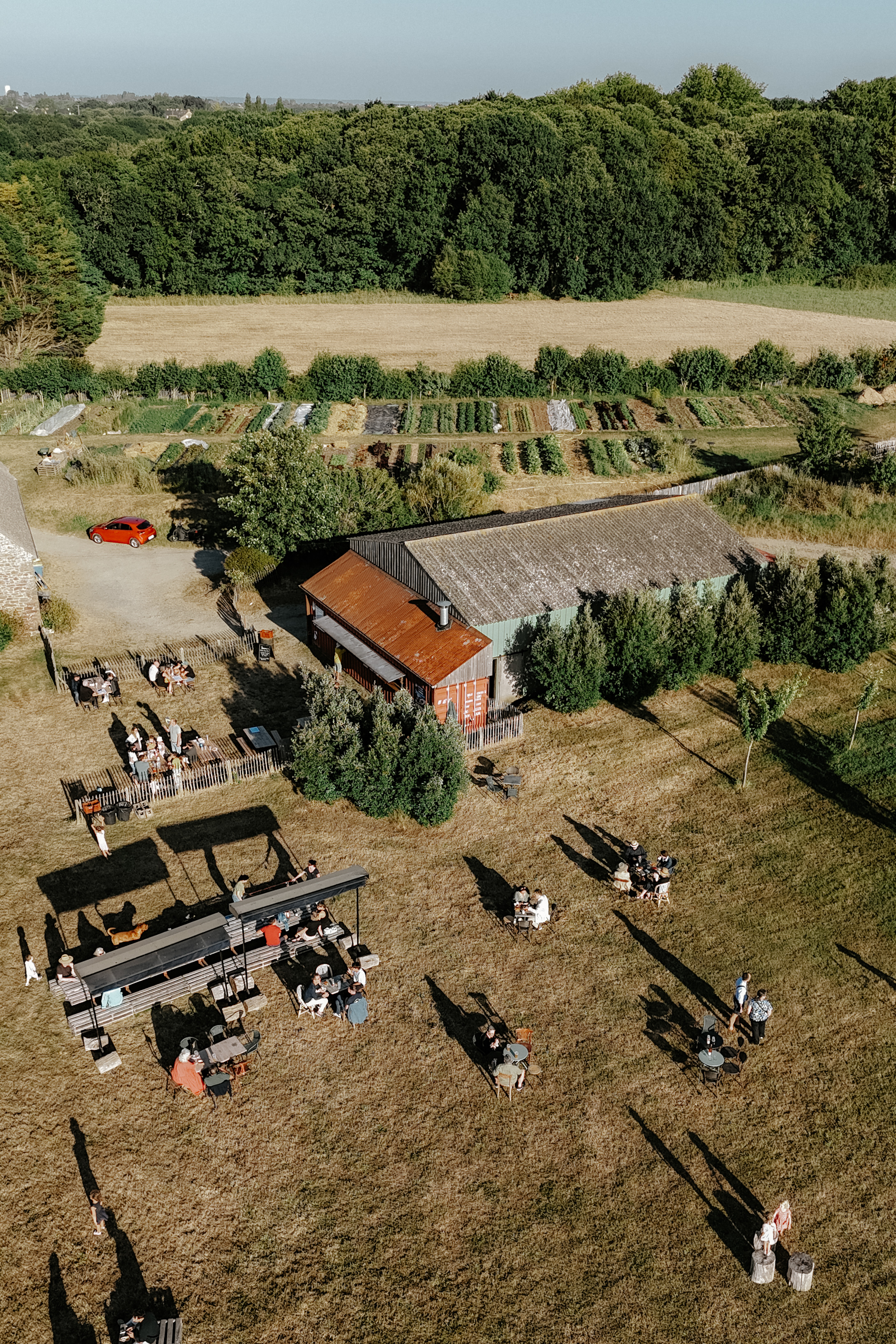 Place around image