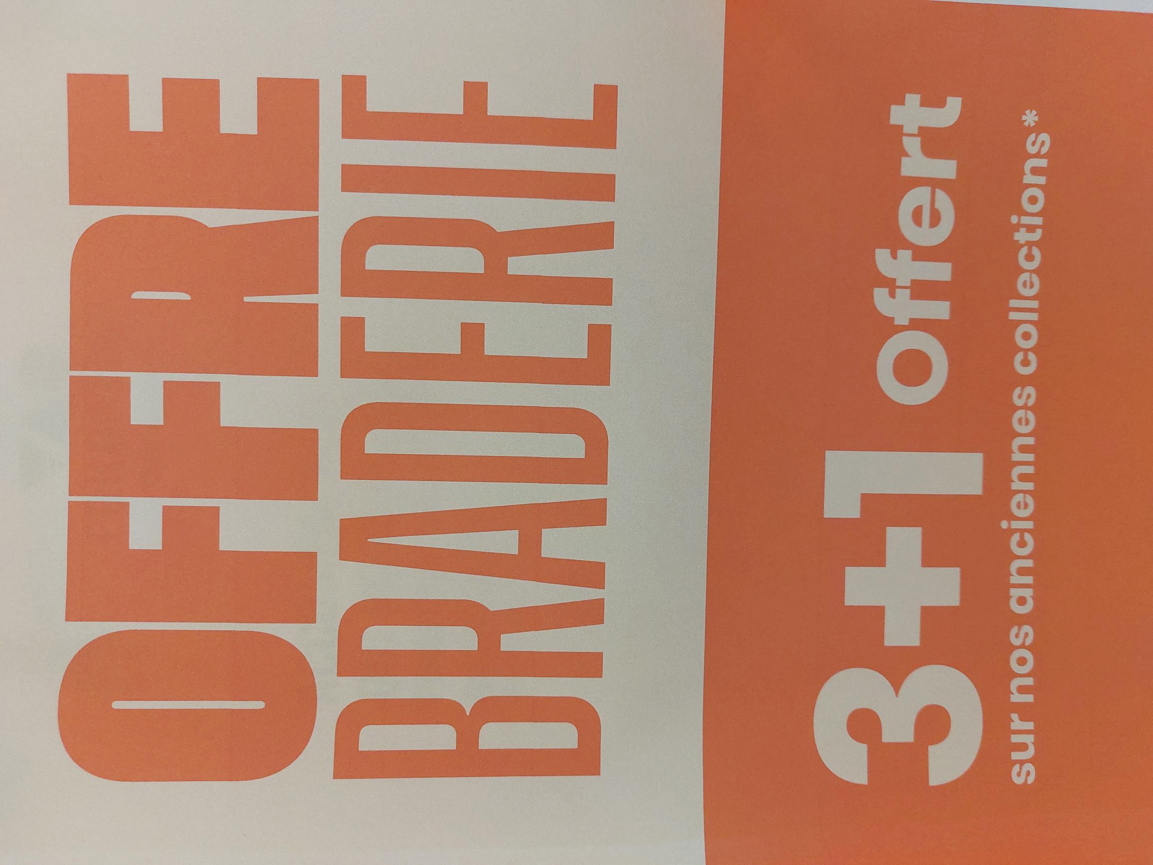 3+1 GRATIS BIJ AANKOOP, exclusief FID op onze OUTLETS/einde series